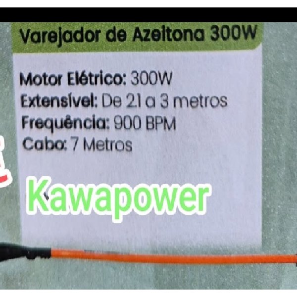 Varejador de Azeitona a Bateria 300W